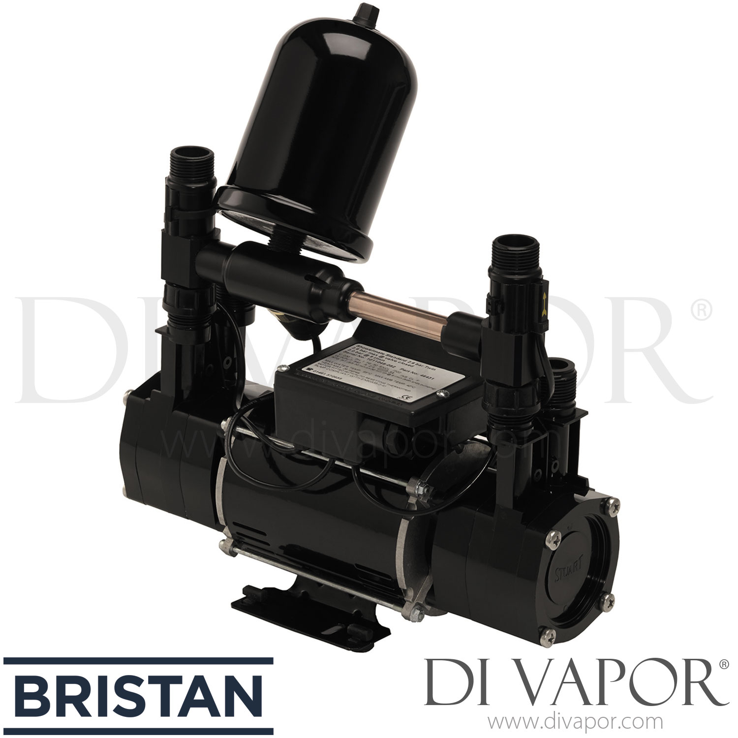 Bristan ST NHPUMP 18TN 1.8 Bar Twin End Negative Head Shower Pump Spare