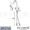 Bristan ST SNK EF BN Mixer Spare Diagram