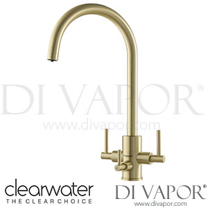 Clearwater ST2BB Stella Tri Spar C Brushed Brass Filtered Water Kitchen Mixer Tap Spare Parts