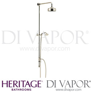 Heritage STA15 Fixed Kit with Diverter, Rose and Handset - Vintage Gold - Spare Parts