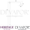 Heritage Fixed Kit with Rose Shower Dimensions