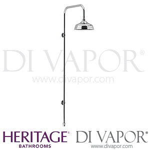 Heritage STC17 Shower Deluxe Fixed Kit with Rose Spare Parts