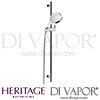 Heritage Deluxe Flexible Riser Kit Shower Spare Parts