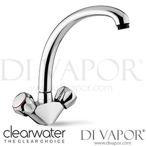 Clearwater STUCP Studio Twin Lever Chrome Monobloc Kitchen Mixer Tap Spare Parts