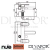 Premier Nuie Series S Deck Mounted Bath Tap Dimension