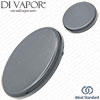 Ideal Standard SV114RN CONTOUR 21 RAIL & HANDLE END CAP CHRCOAL