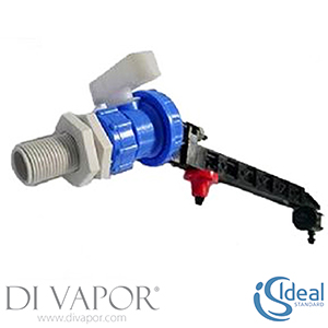 Ideal Standard SV62867 Ballvalve Side Inlet 170 Offset Extension Arm Diverter In-wall System Conceala 2