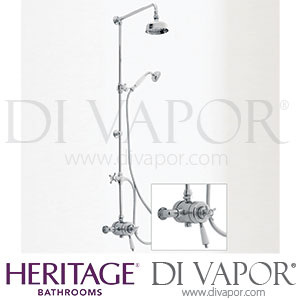 Heritage SVEDUAL01 Avenbury Exposed Valve with Rigid Riser Fixed Head & Handset Shower Spare Parts