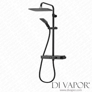 Better Bathrooms SWPBDIVBLK Black Triton Push Button Thermostatic Mixer Bar Shower with Square Overhead & Handset Spare Parts