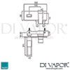 VADO Synergie Basin Mixer Bathroom Tap Dimensions