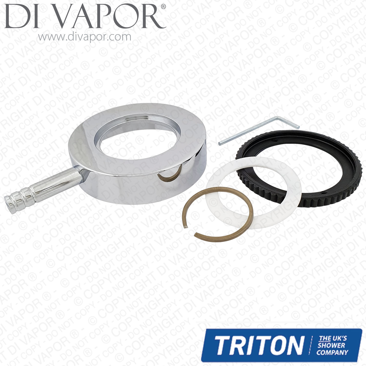 Triton 83307850 Elina/Thames Flow Control Assembly - Chrome