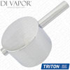 Triton 83308850 Thames Bar Temperature Control Handle - Chrome - T-83308850