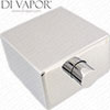T47042-03 Shower Valve Square Temperature Control Handle Knob - 42mm x 42mm