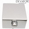Temperature Control Used on Same Valve as Victorian Plumbing T8562-02 Thermostatic Cartridge - Compatible Spare - Square - Chrome