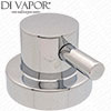 Temperature Control Used on Same Valve as Victorian Plumbing T8562-02 Thermostatic Cartridge - T8562-02VN9 Round Compatible Spare - Chrome