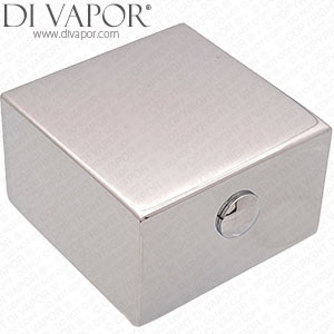 T8564-01 Square Shower Valve Flow Handle - Round Internal - Chrome