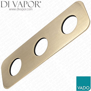 Vado TAB-028/3-ALT-H-C/P Tablet Altitude Concealed Shower Plate Horizontal for TAB-148/3
