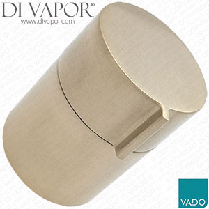 Vado TAB-1/FLOW-ALT-BRG Tablet Altitude Chrome Flow Control Handle - Brushed Gold - ALT-128B