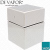 Vado TAB-1/FLOW-NOT-C/P NOT-128B Flow Handle and Shroud to Suit Tablet Notion Valve