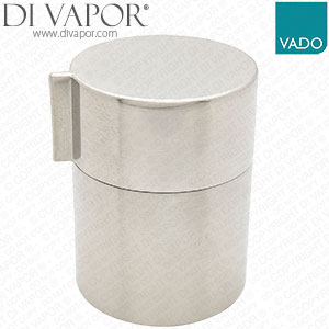 Vado Tablet Temperature Control Knob & Shroud - Brushed Nickel - 40mm x 52mm