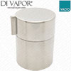 Vado Tablet Temperature Control Knob & Shroud - Brushed Nickel - 40mm x 52mm