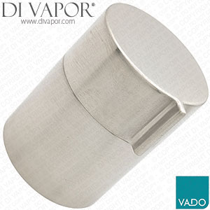 Vado Tablet Flow Control Knob & Shroud - Brushed Nickel - 40mm x 52mm - ALT-128B