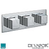VADO Trim Kit Tablet Notion Horizontal Concealed 2 Outlet 3 Shower Spare Parts