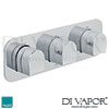 VADO Trim Kit Tablet Kovera Horizontal 3 Outlet 3 Handle Concealed Valve Spare Parts