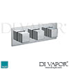 VADO Tablet Notion Horizontal Concealed 3 Outlet 3 Handle Shower Spare Parts