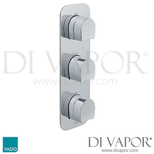 VADO TAB-128/3-KOV-C/P Tablet Kovera 3 Outlet 3 Handle Shower Valve Spare Parts