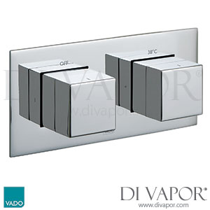 VADO TAB-148-H-NOT-C/P Tablet Notion Horizontal 1 Outlet, 2 Handle Shower Spare Parts