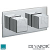 VADO Tablet Notion Horizontal 1 Outlet 2 Handle Shower Spare Parts