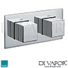 VADO Trim Kit Tablet Notion Horizontal 1 Outlet 2 Handle Shower Valve Spare Parts