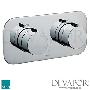 VADO TAB-148/2-H-ALT-C/P Tablet Altitude Horizontal 2 Outlet, 2 Handle Thermostatic Shower Spare Parts
