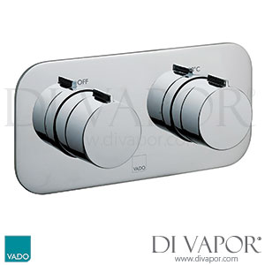 VADO TAB-148/2-H-ALT-TRIM Tablet Altitude Horizontal 2 Outlet, 2 Handle Thermostatic Shower Valve Spare Parts