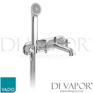 Vado TAB-223T/WO-ARR-CP Tablet Arrondi Thermostatic Cross Handle Bath Shower Mixer Spare Parts