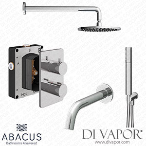Abacus Shower Pack 5 Round Chrome TBKT-25-0265 Spare Parts