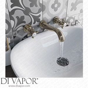 The Bath Co. TBTP002 Dalston Antique Bronze Wall Mounted Basin Mixer Tap Spare Parts