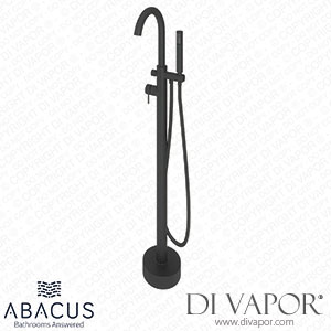 Abacus TBTS-345-3602 Iso Matt Black Floor Standing Bath Shower Mixer Tap Spare Parts