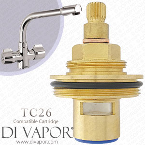 CDA TC26 Cold Cartridge with Collar Adapter Compatible Spare TC26CTC