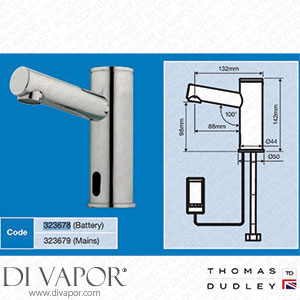 Thomas Dudley 323678 Electroflo Contemporary Tap Spare Parts
