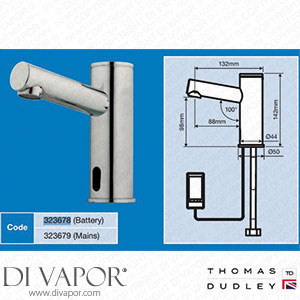 Thomas Dudley 323679 Electroflo Contemporary Tap Spare Parts