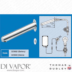Thomas Dudley 323682 Electroflo Hygiene Tap Spare Parts