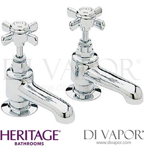 Heritage TDCC01 Dawlish Chrome Bath Pillar Taps - 09/01/14 - Spare Parts