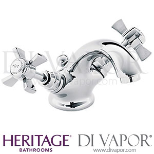Heritage TDCC04 Dawlish 1 Taphole Basin Mixer Bathroom Tap Spare Parts