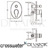 Crosswater TE0005RC Diagram