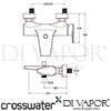Crosswater TE321WNC Diagram