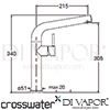 Crosswater TE714DC Diagram
