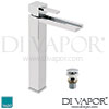 VADO Mono Basin Tap Mixer Single Lever Clic-clac Waste Spare Parts