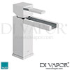 VADO Mono Basin Mixer Single Lever without Clic-clac Waste Spare Parts